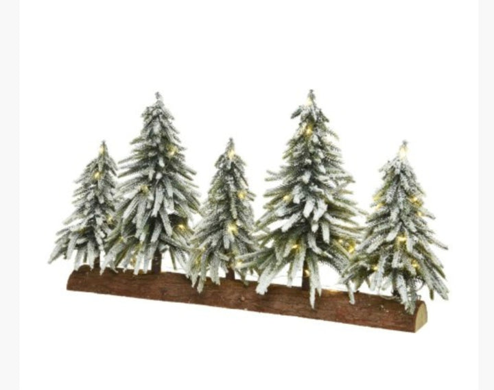 65cm Snowy Micro LED Table Piece