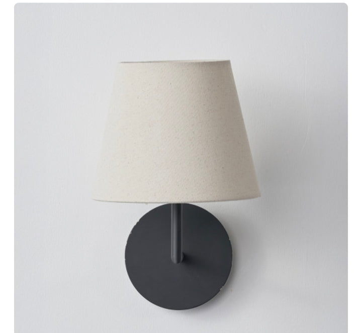 Seychelles 17cm Cream Slubby Cotton Empire Lampshade