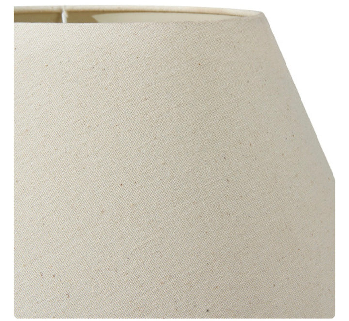 Seychelles 25cm Cream Slubby Cotton Empire Lampshade