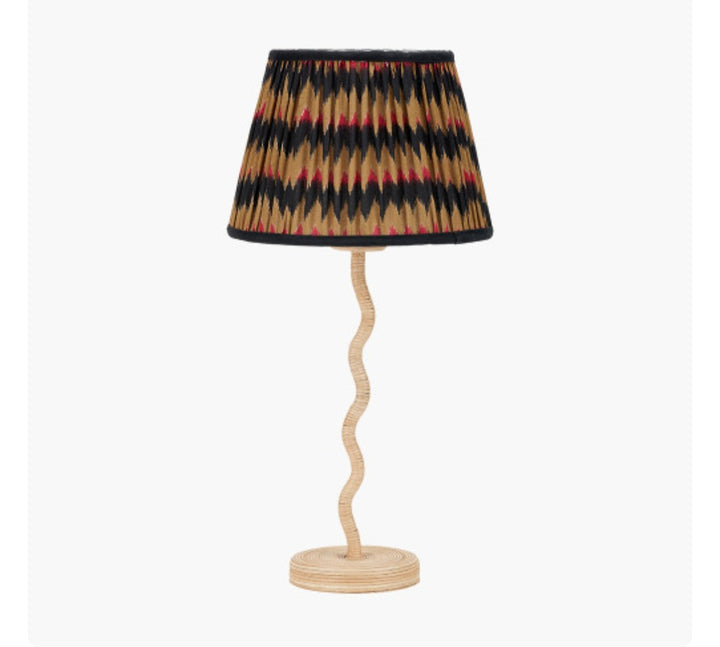 Palau Rattan Wave Table Lamp Base