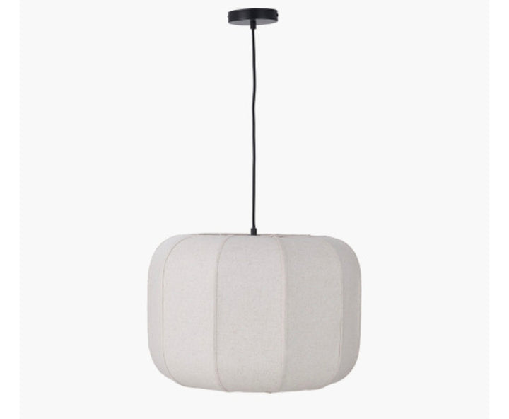 Oscar Natural Linen Structured Pendant