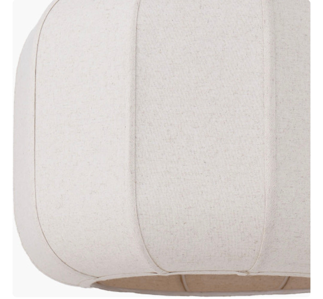 Oscar Natural Linen Structured Pendant