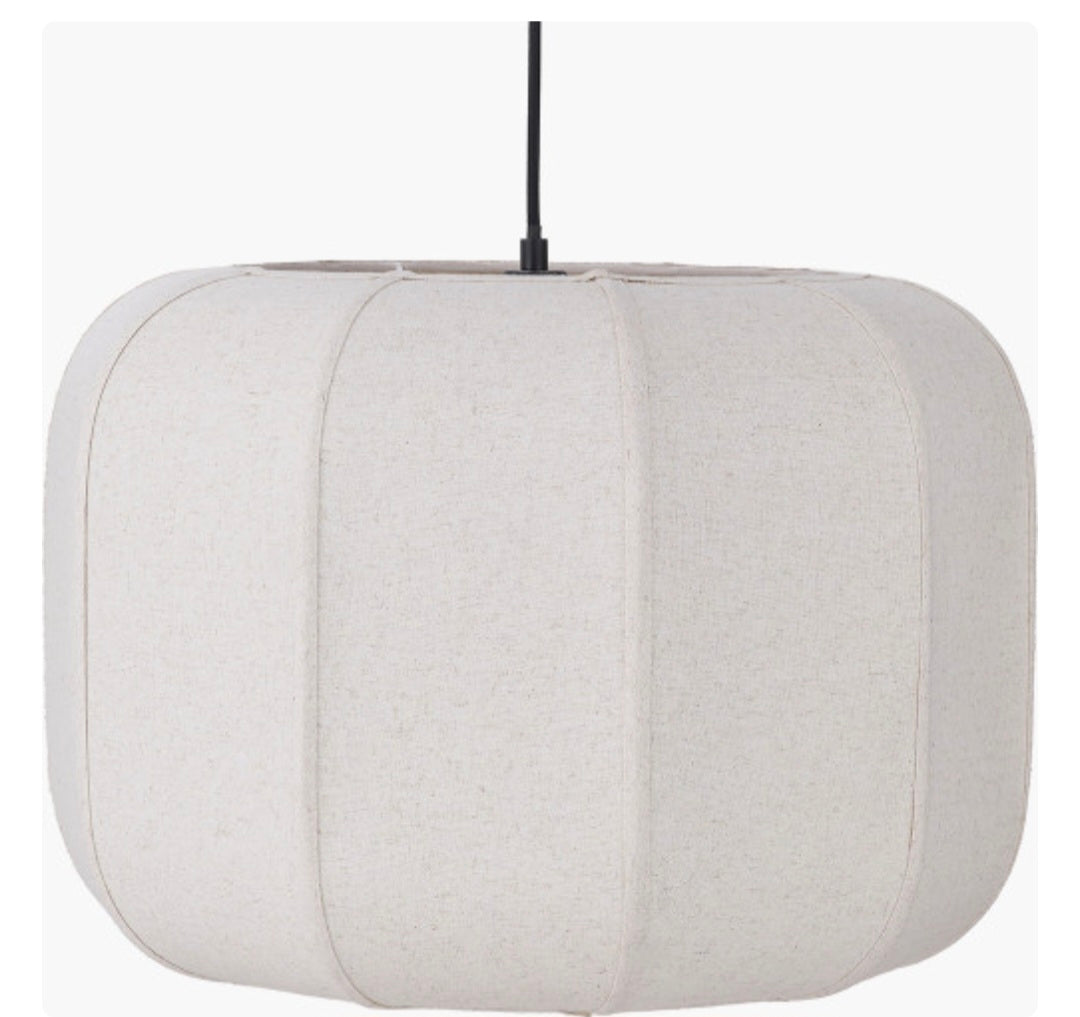 Oscar Natural Linen Structured Pendant