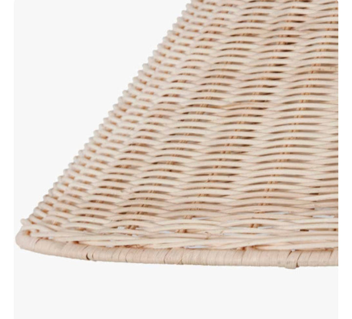 Hali Rattan Base and Shade Floor Lamp