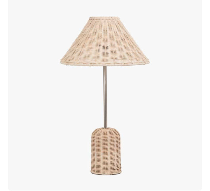 Hali Rattan Base and Shade Table Lamp