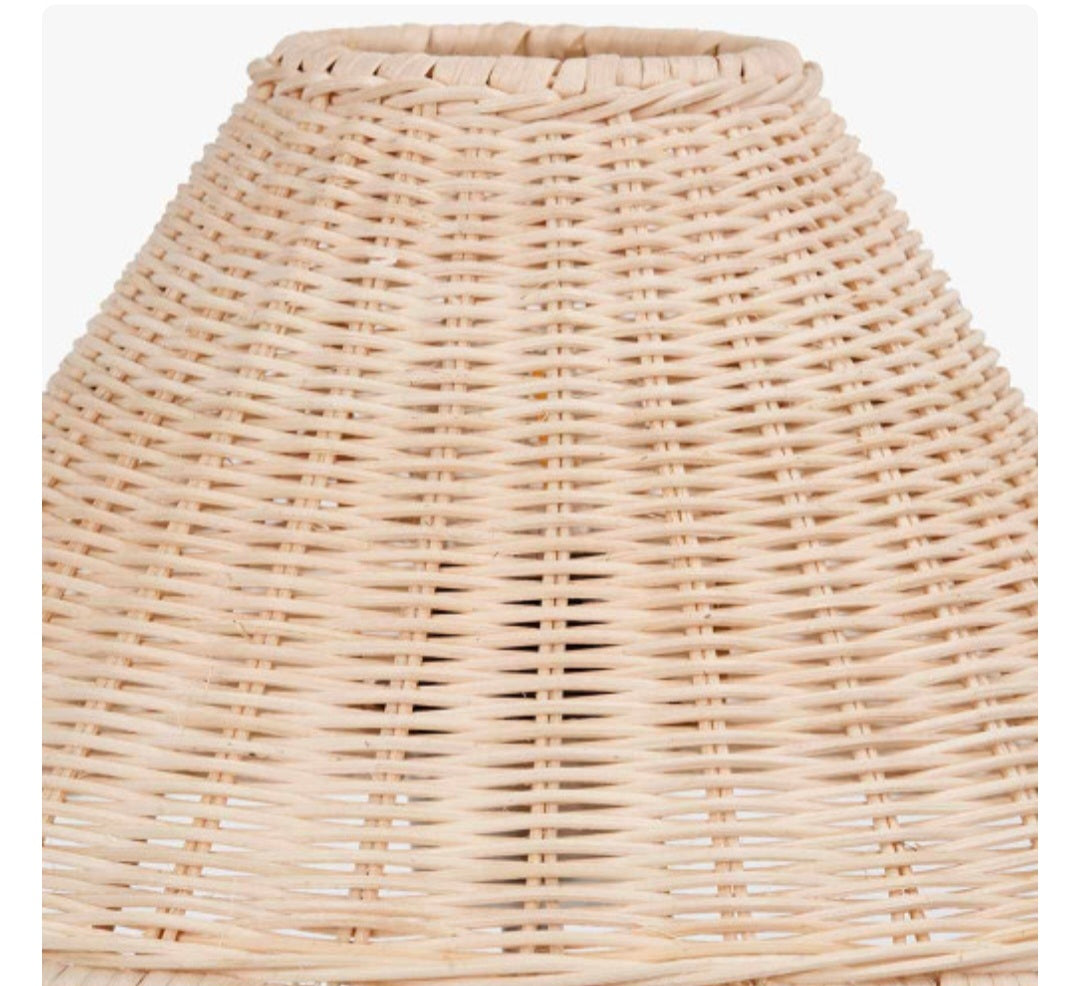 Hali Rattan Base and Shade Table Lamp