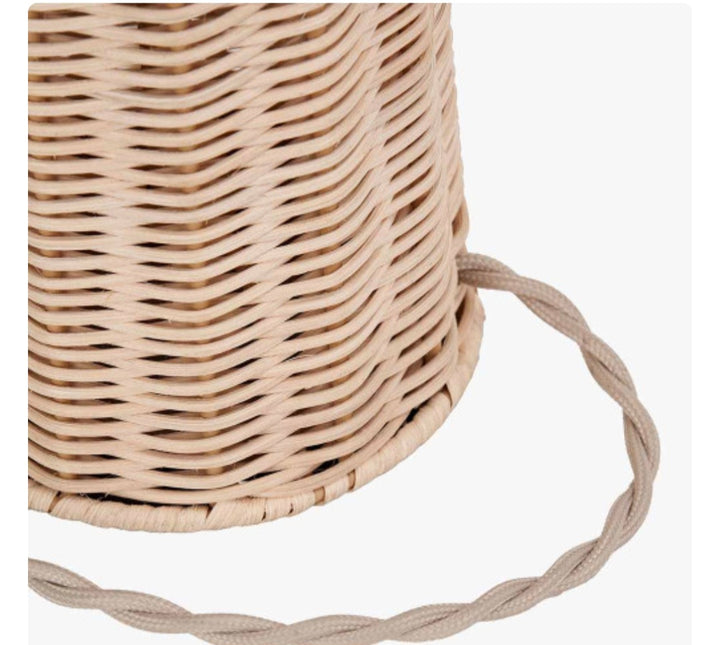 Hali Rattan Base and Shade Table Lamp