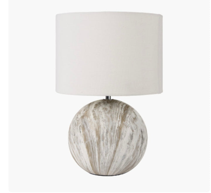 Viejo Grey Stone Effect Ceramic Table Lamp
