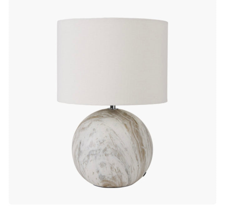 Viejo Grey Stone Effect Ceramic Table Lamp