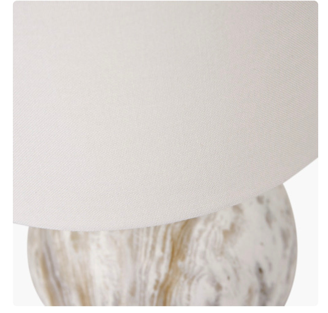 Viejo Grey Stone Effect Ceramic Table Lamp