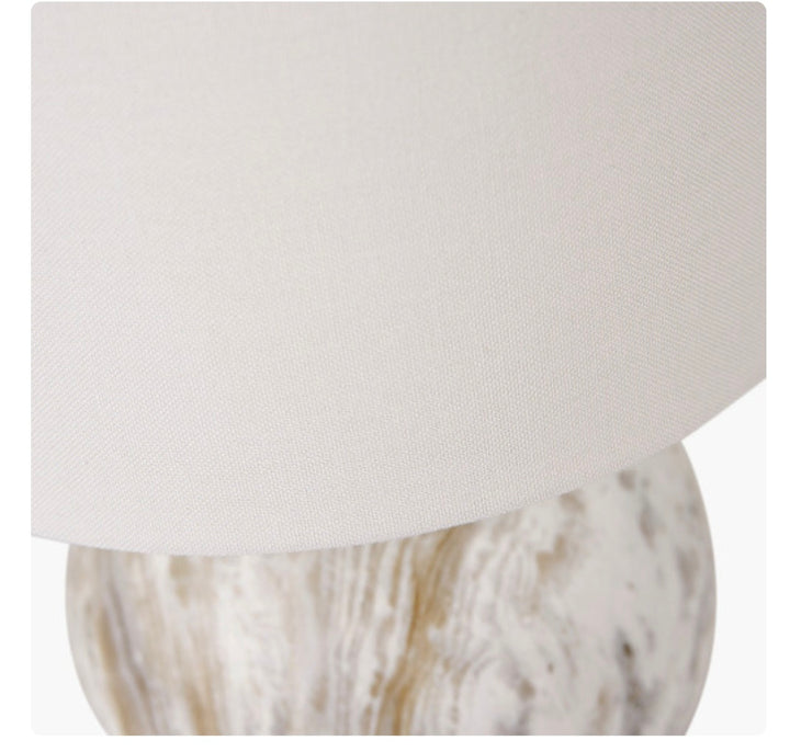 Viejo Grey Stone Effect Ceramic Table Lamp