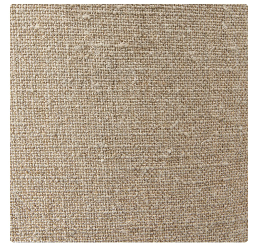 Milos 35cm Natural Linen Tapered Lampshade
