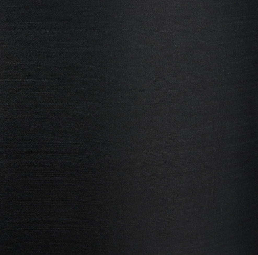 Emilia White Ribbed Glass and Gold Metal Oval Table Lamp Base with Zara 35cm Black Silk Lined Cylinder Lampshade