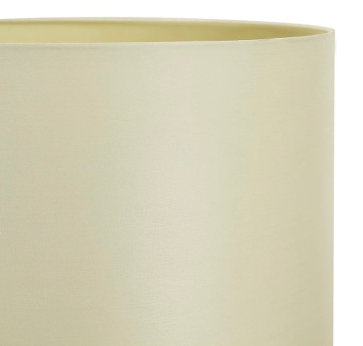 Zara 35cm Almond Silk Lined Cylinder Lampshade