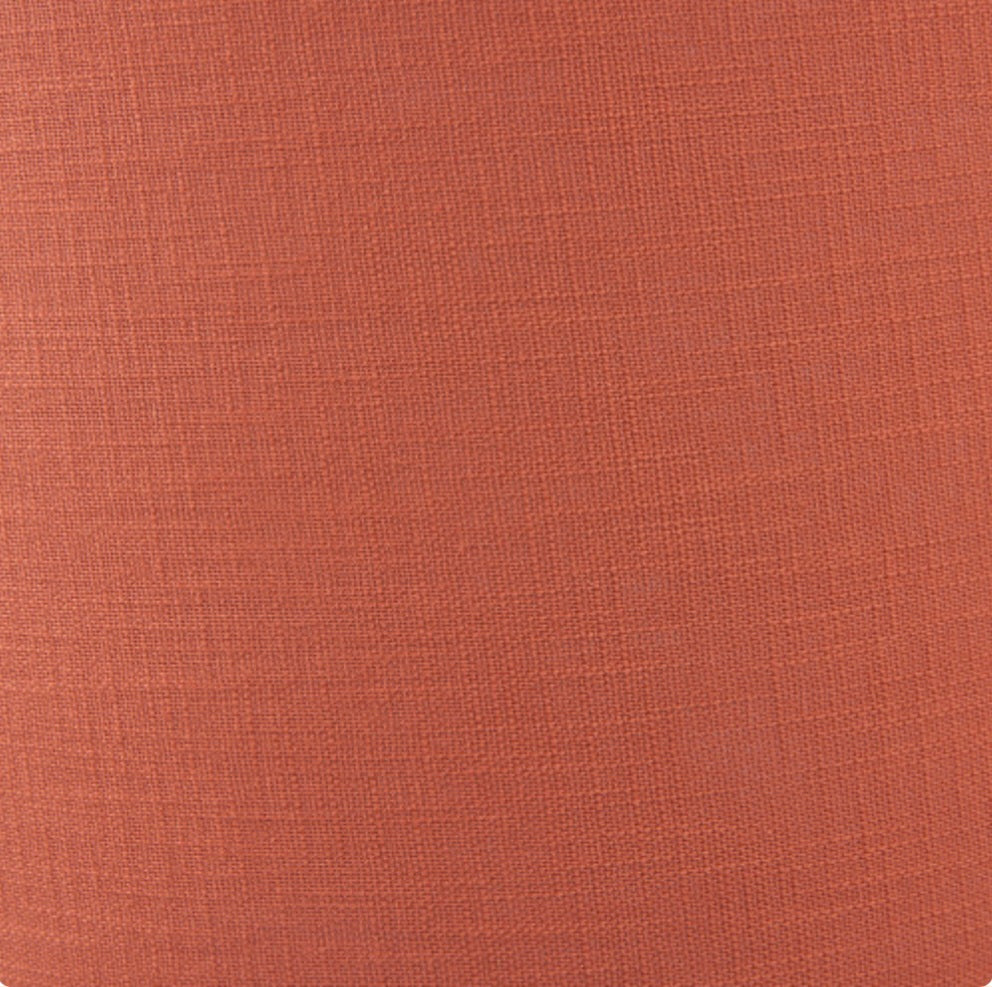 Lino 35cm Cinnamon Self Lined Linen Cylinder Lampshade