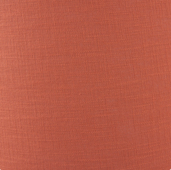 Lino 35cm Cinnamon Self Lined Linen Cylinder Lampshade