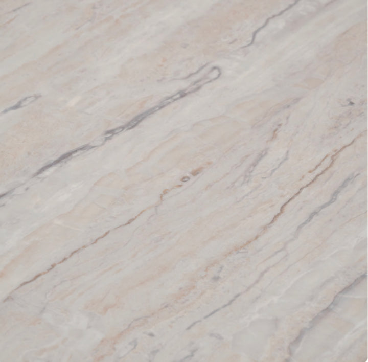 Remy White Marble Effect and Black Metal Storage Coffee Table