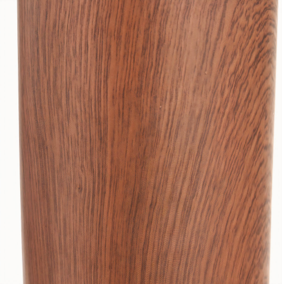 Carrara Wood Effect Ceramic Tall Table Lamp
