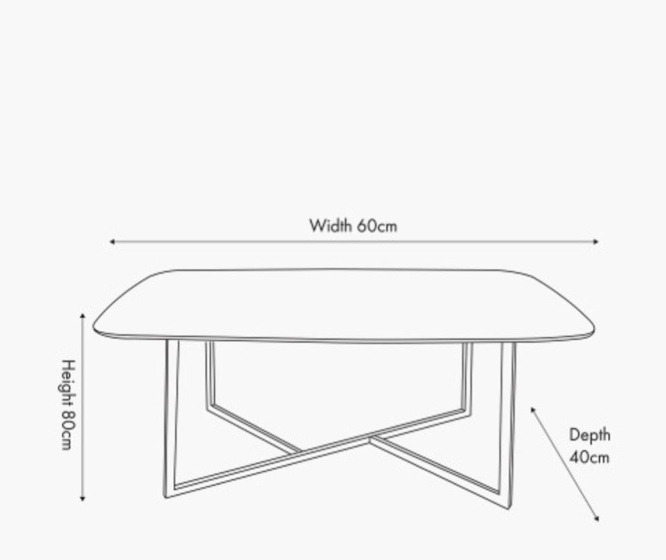 Ukiah Grey Oak Veneer and Black Metal Dining Table