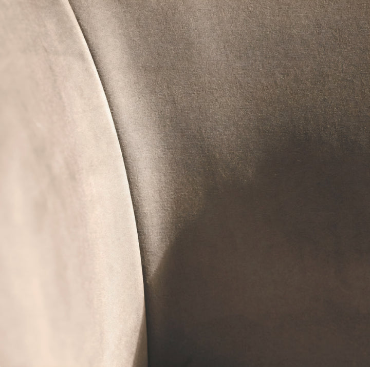 Lucca Biscuit Velvet and Metal Sofa