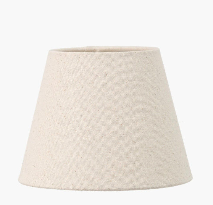 Seychelles 15cm Cream Slubby Cotton Empire Lampshade