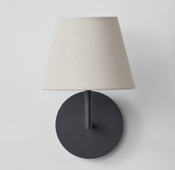 Seychelles 15cm Cream Slubby Cotton Empire Lampshade