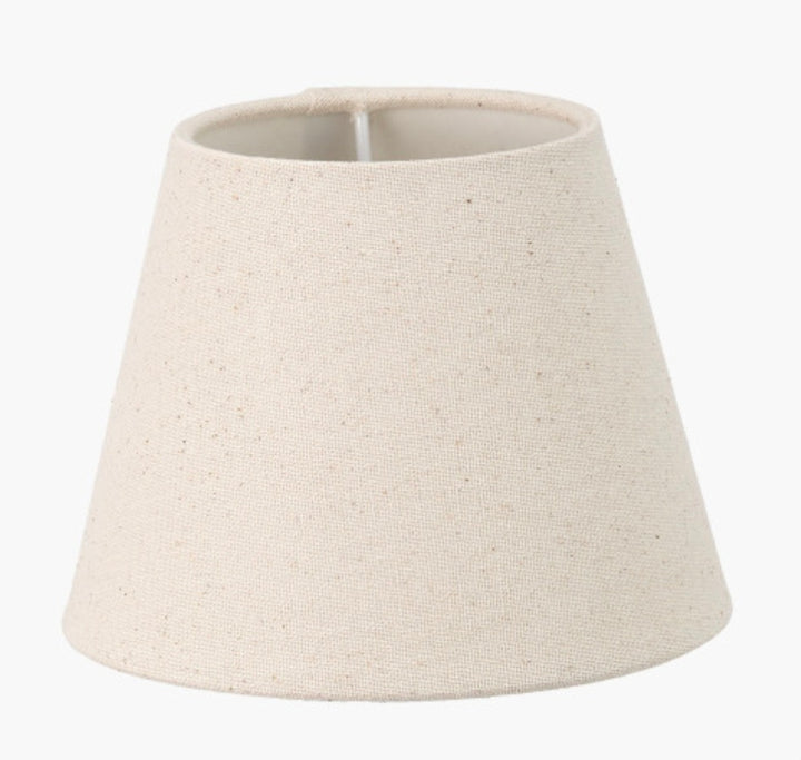 Seychelles 15cm Cream Slubby Cotton Empire Lampshade