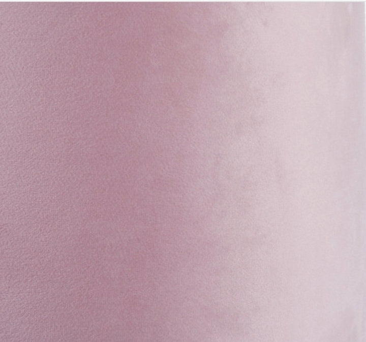 Rene 35cm Blush Velvet Cylinder Lampshade