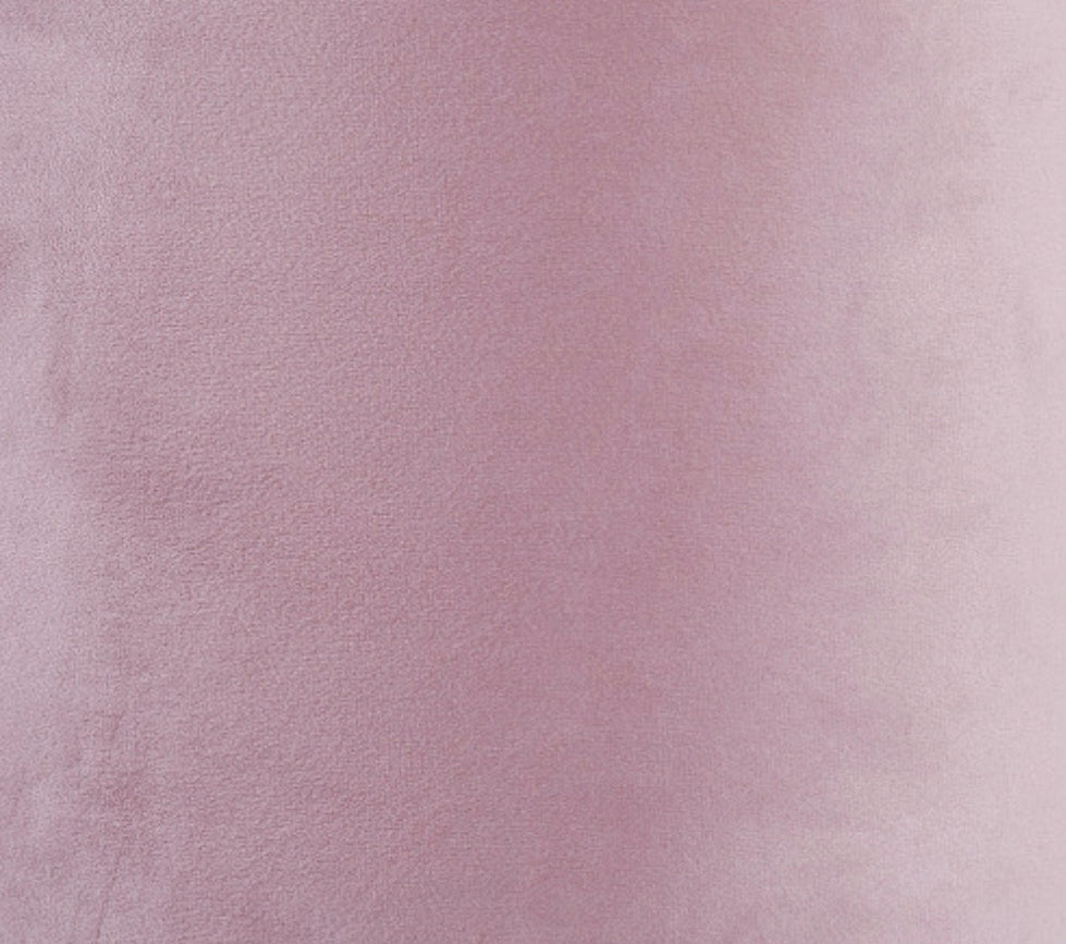 Rene 35cm Blush Velvet Cylinder Lampshade