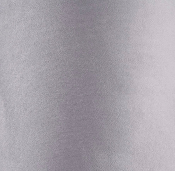 Rene 35cm Light Grey Velvet Cylinder Lampshade