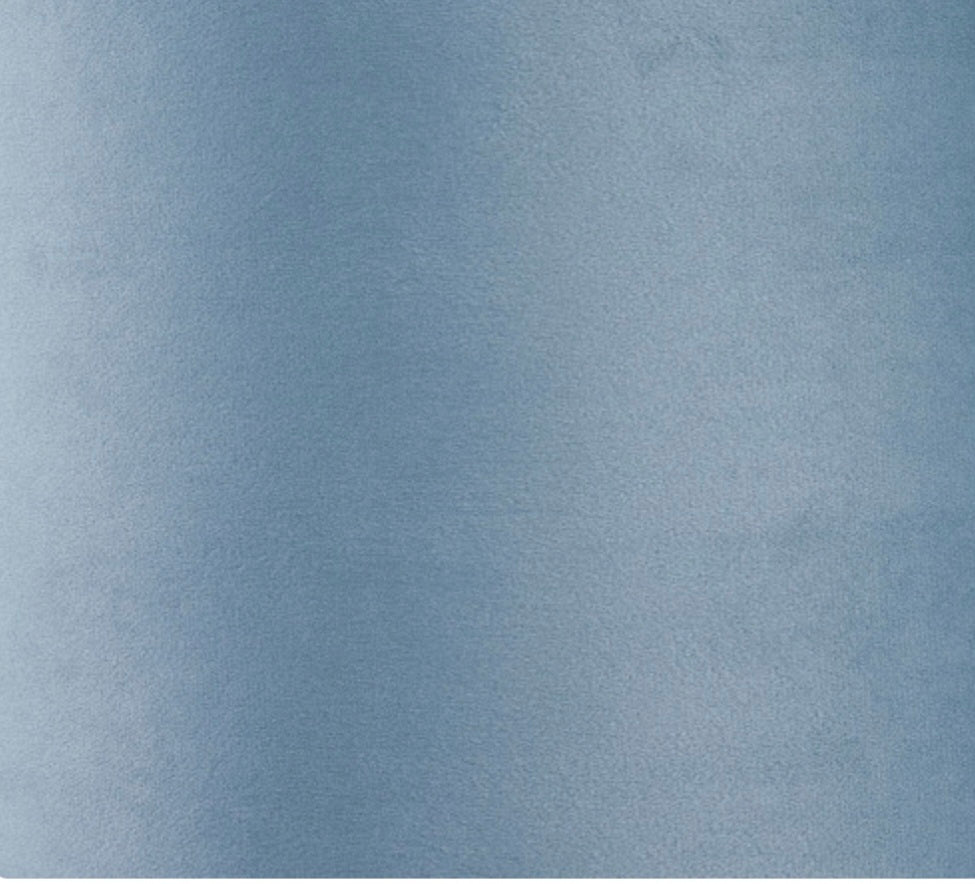 Rene 35cm Duck Egg Velvet Cylinder Lampshade