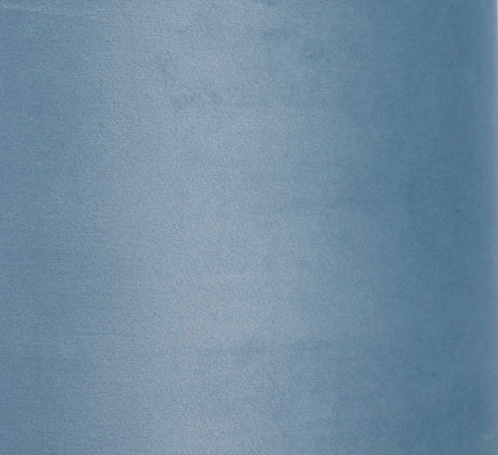 Rene 35cm Duck Egg Velvet Cylinder Lampshade