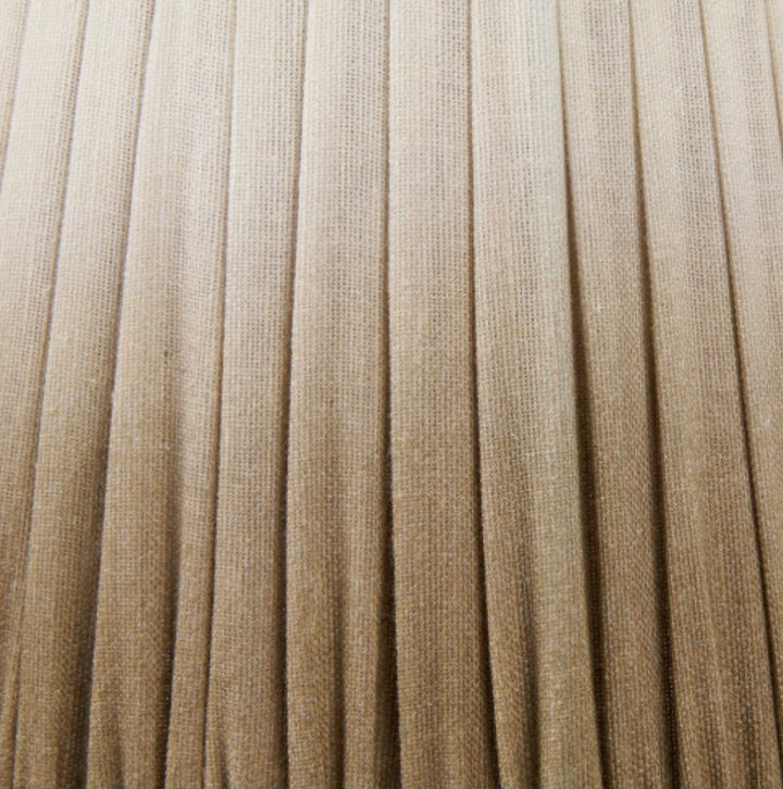 Scallop 30cm Taupe Ombre Soft Pleated Tapered Lampshade