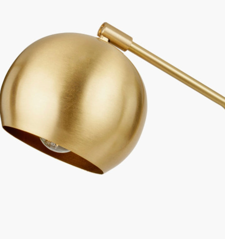 Eloise Gold Metal and Marble Table Lamp