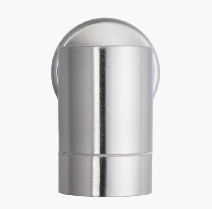 Lantana Brushed Steel Metal Fixed Spot Wall Light