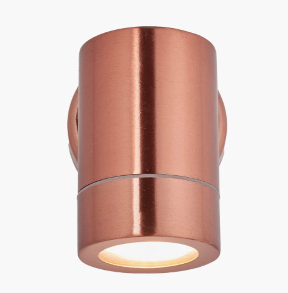 Lantana Copper Metal Fixed Spot Wall Light