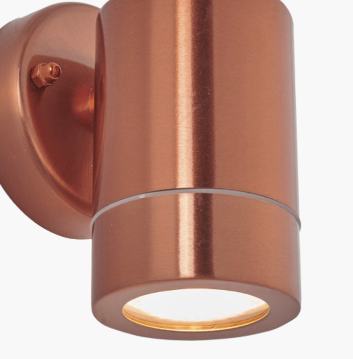 Lantana Copper Metal Fixed Spot Wall Light