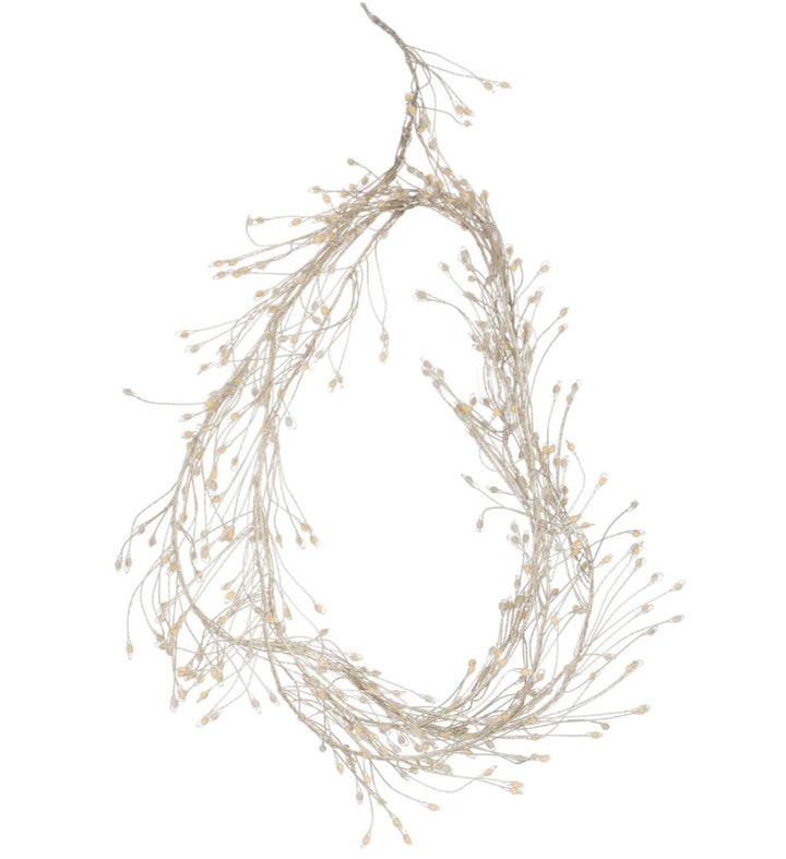 2.75m\9ft Plug-In LED 8 Sequence Warm White Cluster String