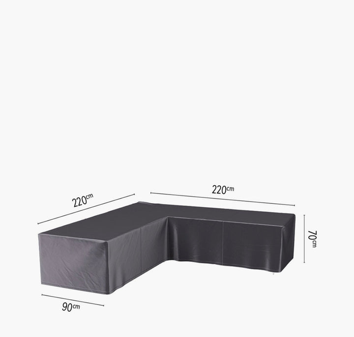 Outdoor Seating Set Aerocover L-Shape 220 x 220 x 90 x 70