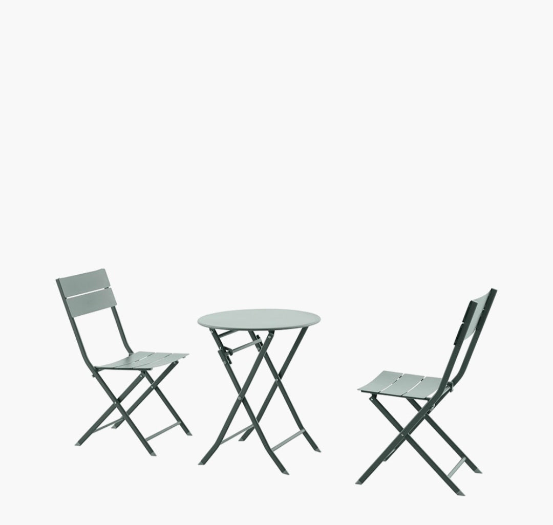 Rennes Moss Green Outdoor Bistro Set