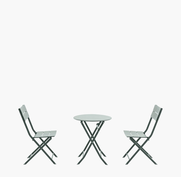 Rennes Moss Green Outdoor Bistro Set