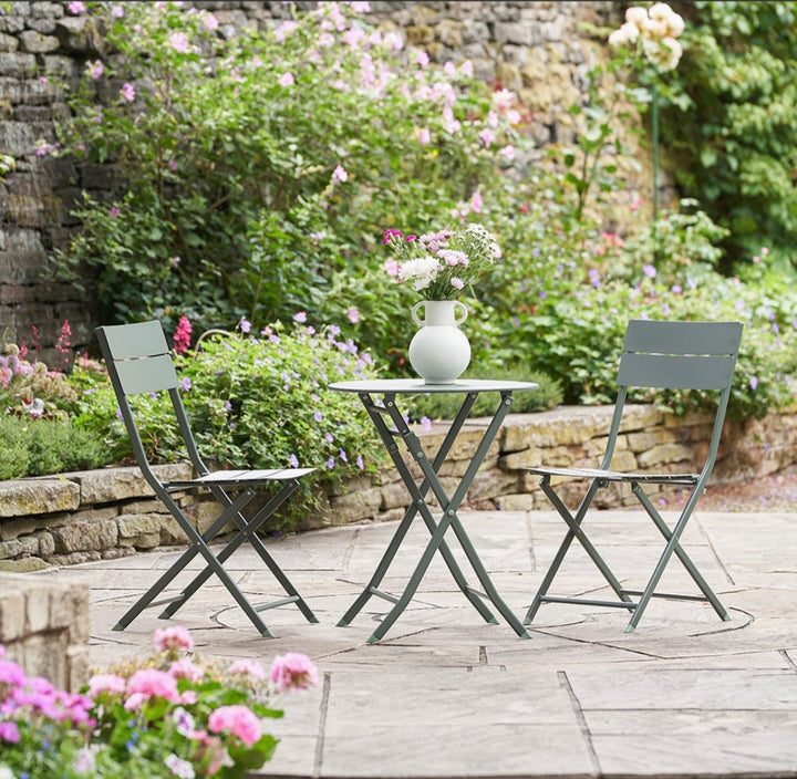 Rennes Moss Green Outdoor Bistro Set