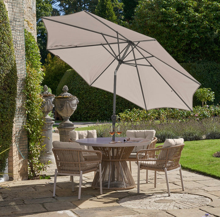 Riva 3m Round Taupe Parasol