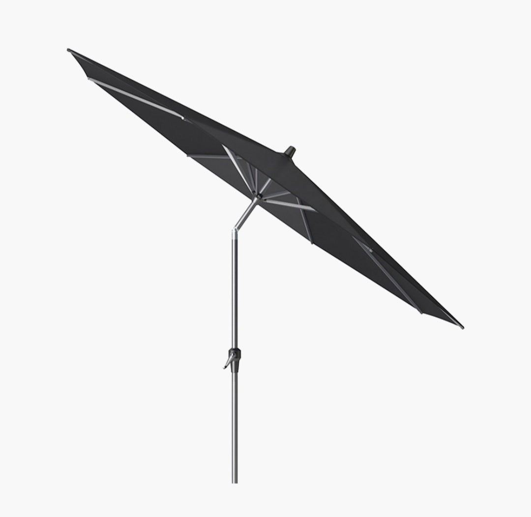 Riva 3m Round Anthracite Parasol