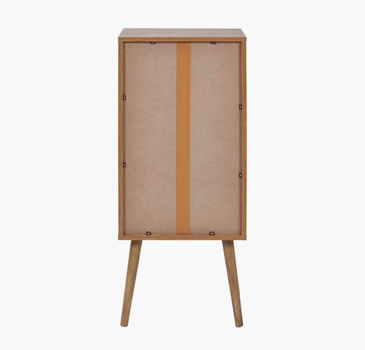 Larvik Natural Eucalyptus Wood 3 Drawer Tall Unit