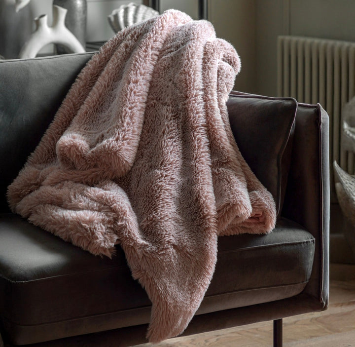 Juniper Faux Fur Throw Small