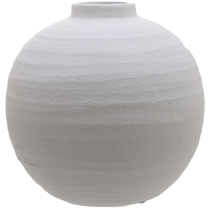 Arabella Matt White Ceramic Vase