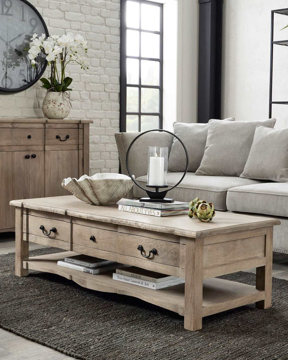 Bordeaux Collection 2 Drawer Coffee Table