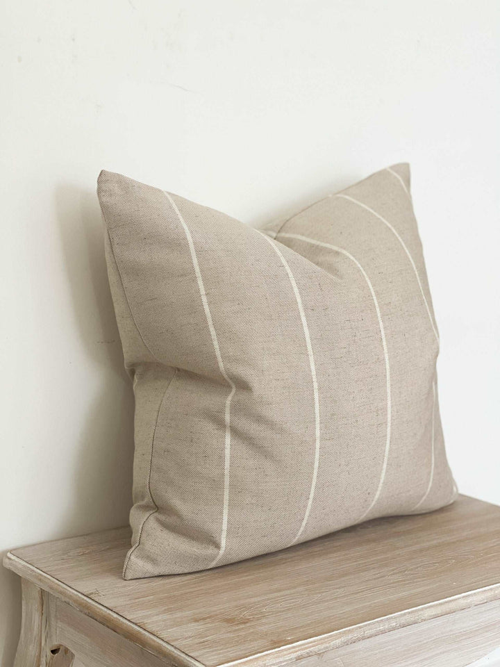 Beige & Cream Linen Cushion Cover 45×45