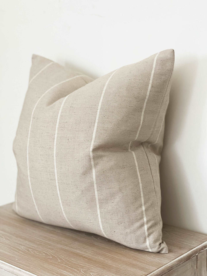 Beige & Cream Linen Cushion Cover 45×45